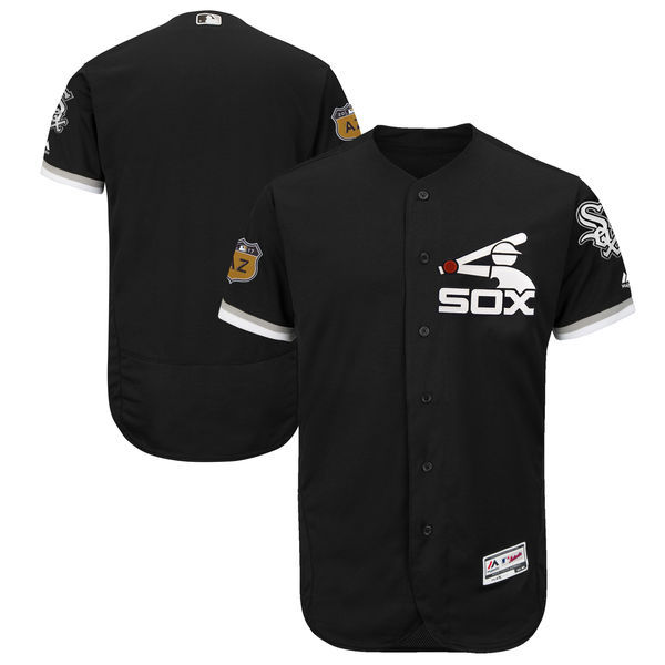 2017 MLB Chicago White Sox Blank Black Jerseys->->MLB Jersey